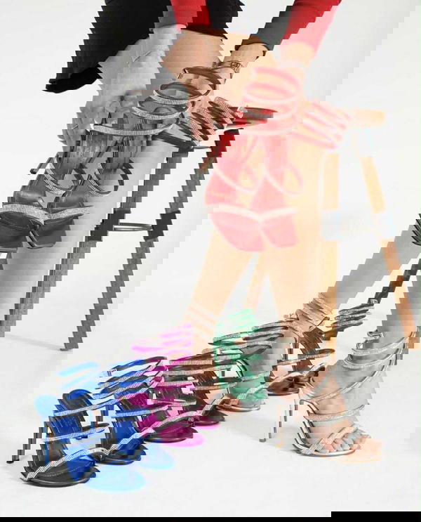 Crystal Wrap Heels Image 6 Preview