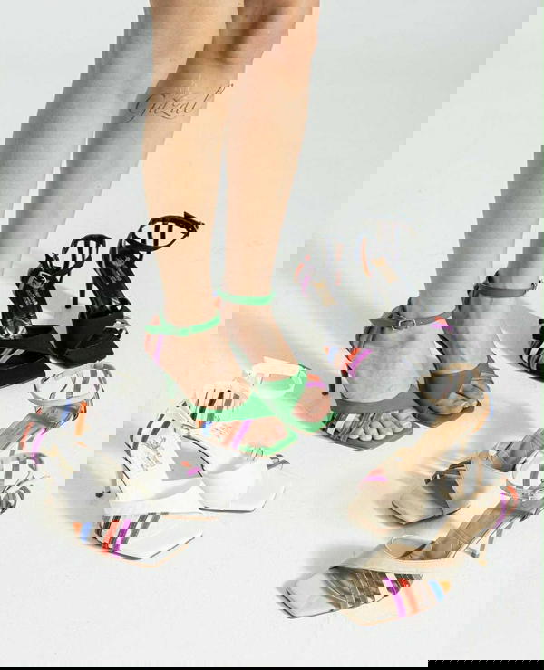 Summer Bloom Mid Heels Image 1 Preview