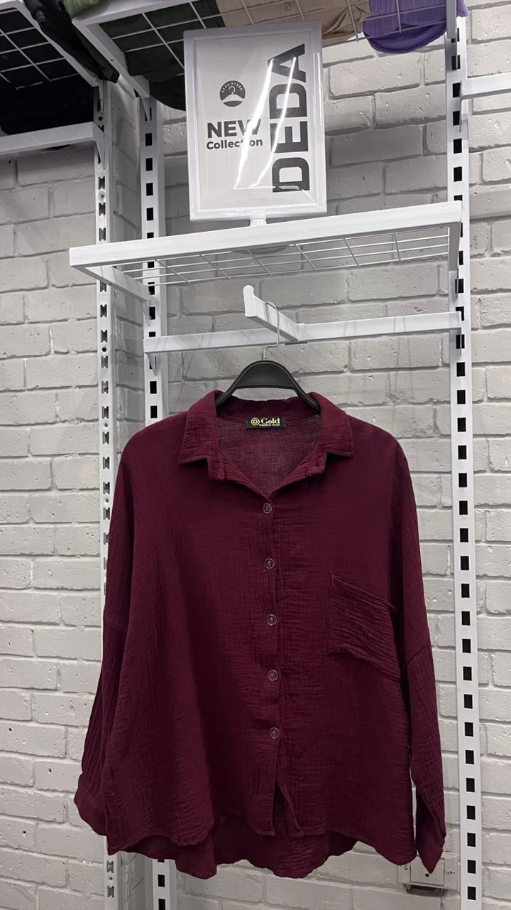 burgundy shirt Preview Image