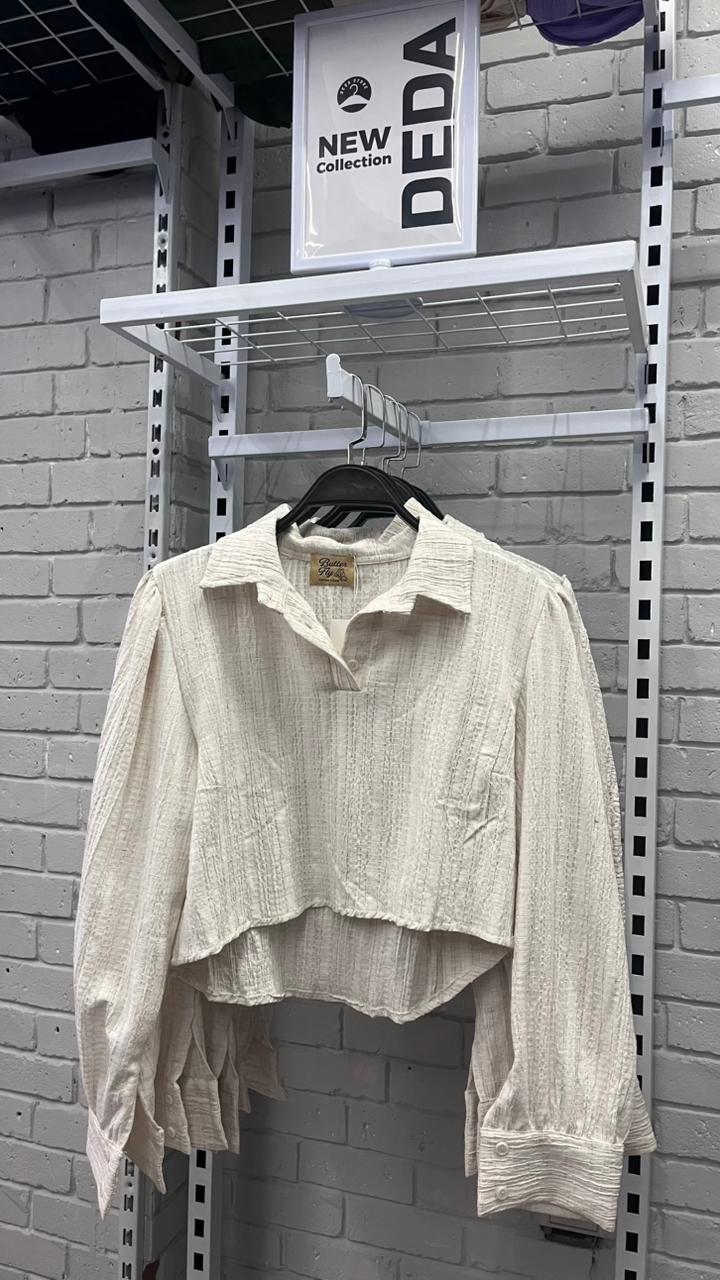cropped Linen shirt Preview Image