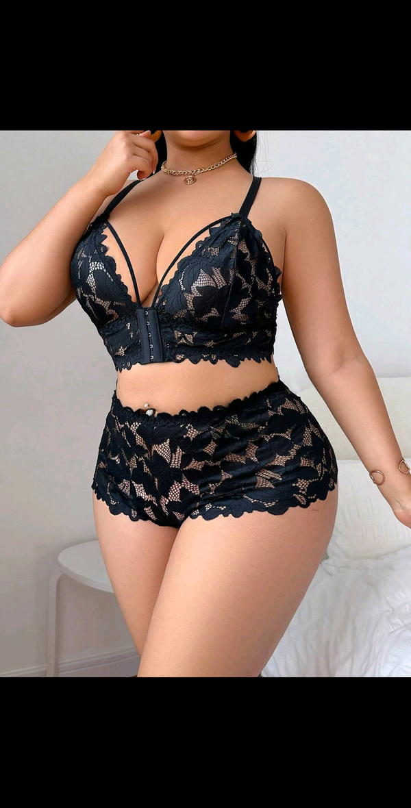 بيجامه حناله هوت شورت shein Image 3 Preview