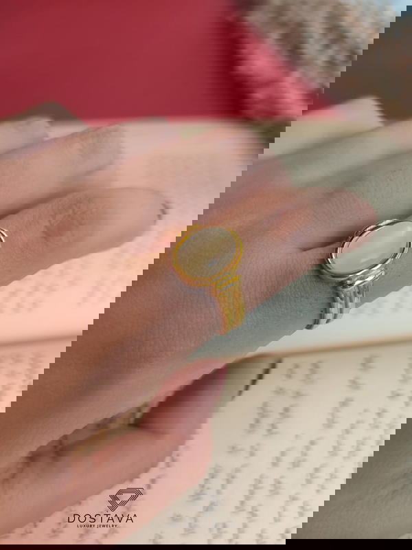 خاتم فص صدف فرى سايز  Image 1 Preview