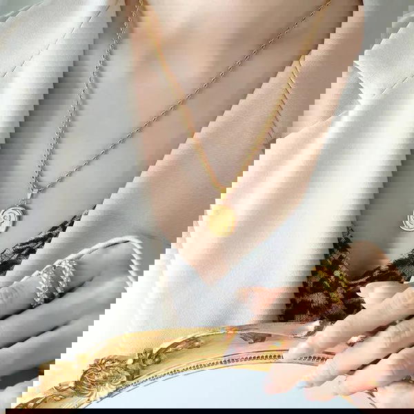 سلسلة مجدولة وردة Image 4 Preview