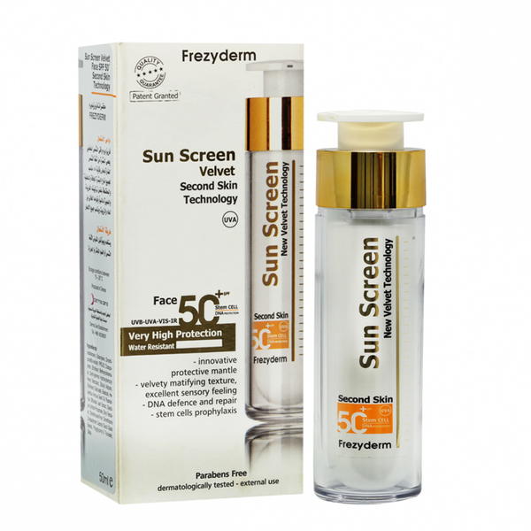 واقي شمس المخملي velvet من frezy derm Image 1 Preview