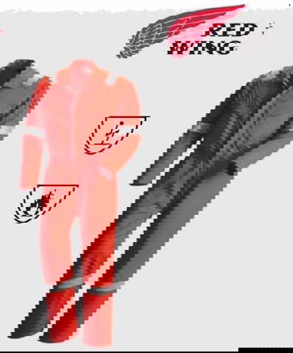 Red Wing FR Coverall – أفرول ريدوينج المقاوم للحريق (موديل 61111) Image 5 Preview