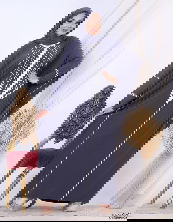 أسدال السلطانة موديل قطن بحزام داخلى Image 3 Preview