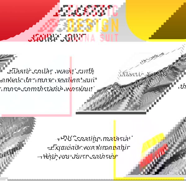 بدلة ساونا للرجال والنساء للتمارين واللياقة البدنية Image 4 Preview