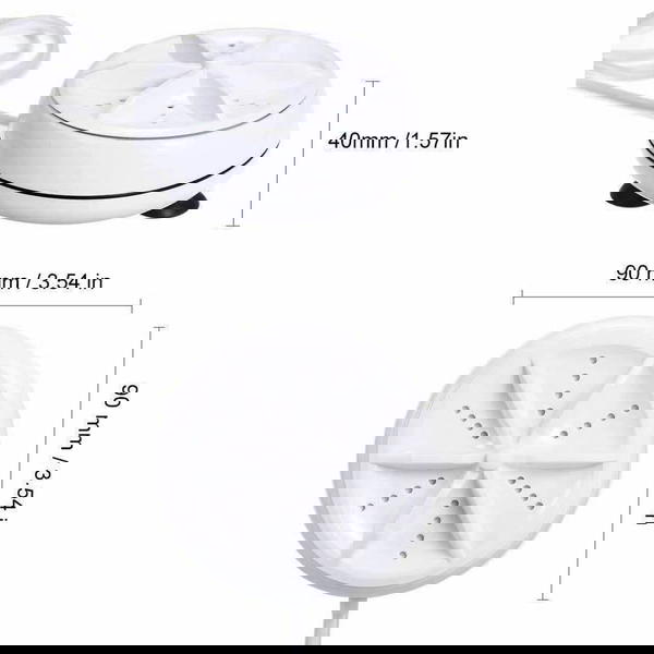 غسالة صغيرة متنقلة Turbine Wash Image 7 Preview