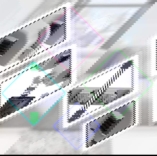 حامل المكانس ومنظم ادوات النظافة Image 6 Preview