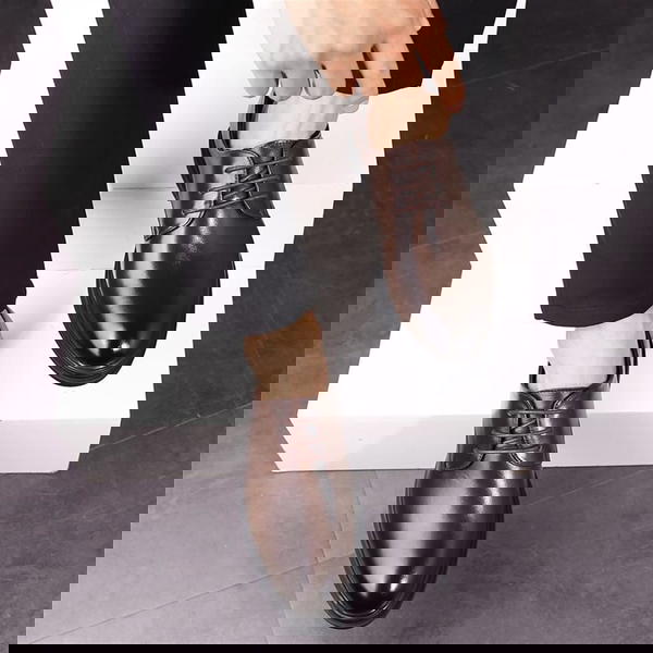 جزمة رجالي فورمال برباط – موديل  Image 2 Preview