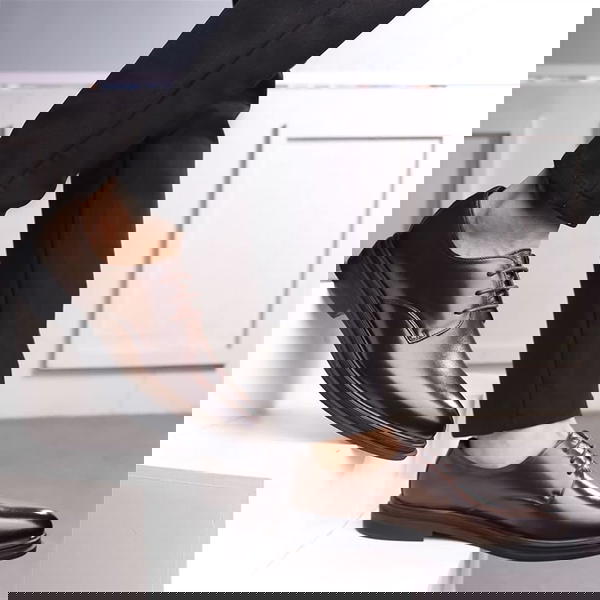 جزمة رجالي فورمال برباط – موديل  Image 5 Preview