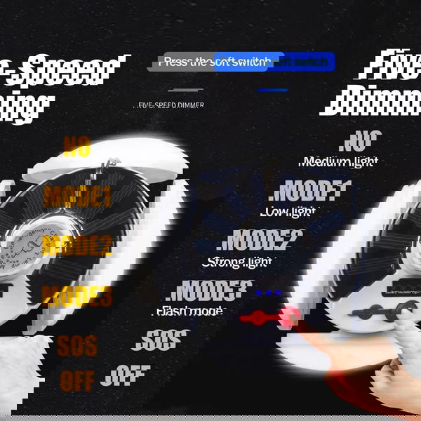 كشاف تخييم بالطاقة الشمسية Image 5 Preview