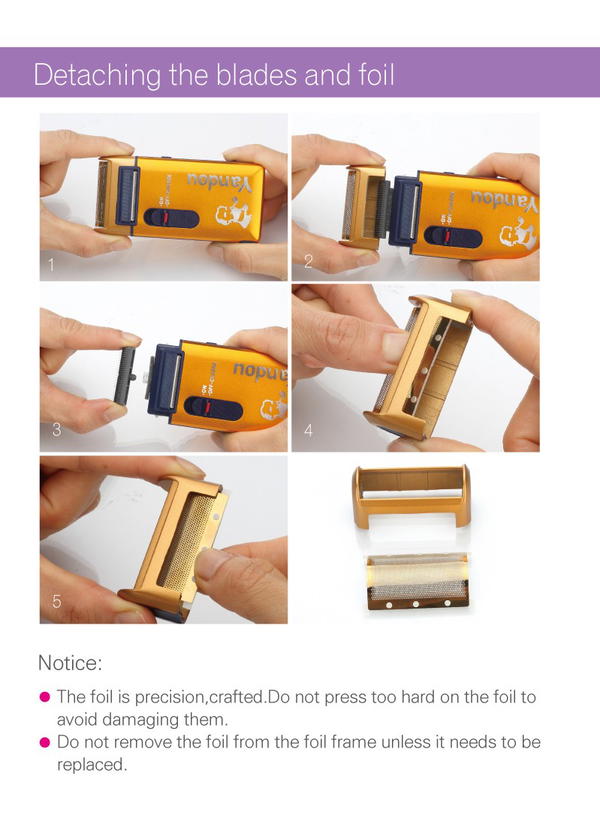 ماكينه حلاقة وتنعيم الدقن ماركة Yandou ا لعالمية  Image 3 Preview