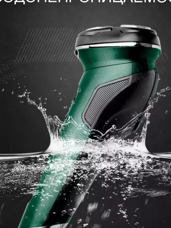 ماكينة تهذيب وتنعيم الشعر الاحترافية القابلة لإعادة الشحن CR 1225 من كرونير Image 3 Preview