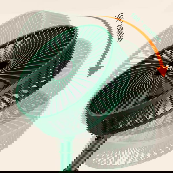 مروحة مكتب شحن – قابلة للطي ومثالية لكل مكان! Image 3 Preview