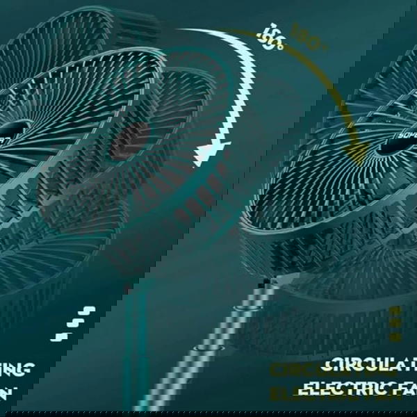 مروحة مكتب شحن – قابلة للطي ومثالية لكل مكان! Image 4 Preview