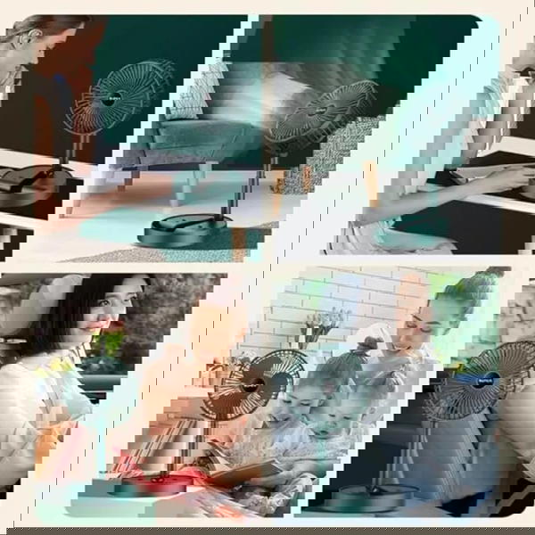 مروحة مكتب شحن – قابلة للطي ومثالية لكل مكان! Image 7 Preview