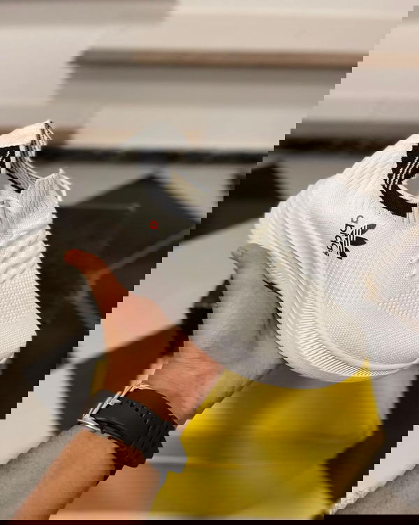 سنيكرز رياضي نسائي أبيض خفيف – موديل 8596 Image 2 Preview