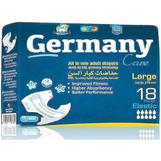 حفاضات جيرمنى 18قطعة L Preview Image