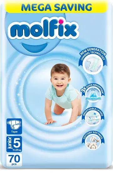 مولفكس مقاس 5 عدد58حفاضة Image 1 Preview
