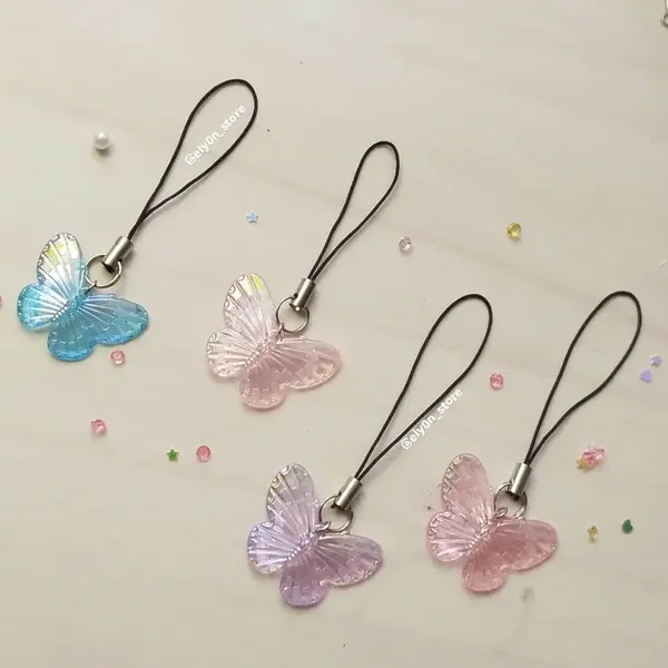 Butterfly keychain˖ ִֶཐི༏ཋྀ󠀮⋆  Image 1 Preview