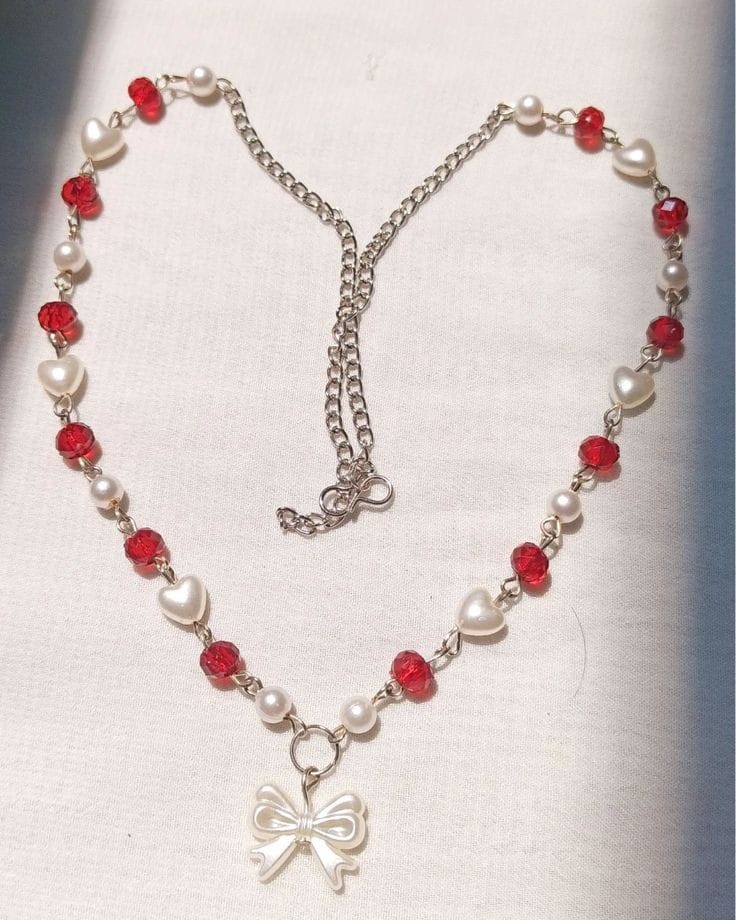 Cherry ribbon necklace 🎀 Preview Image