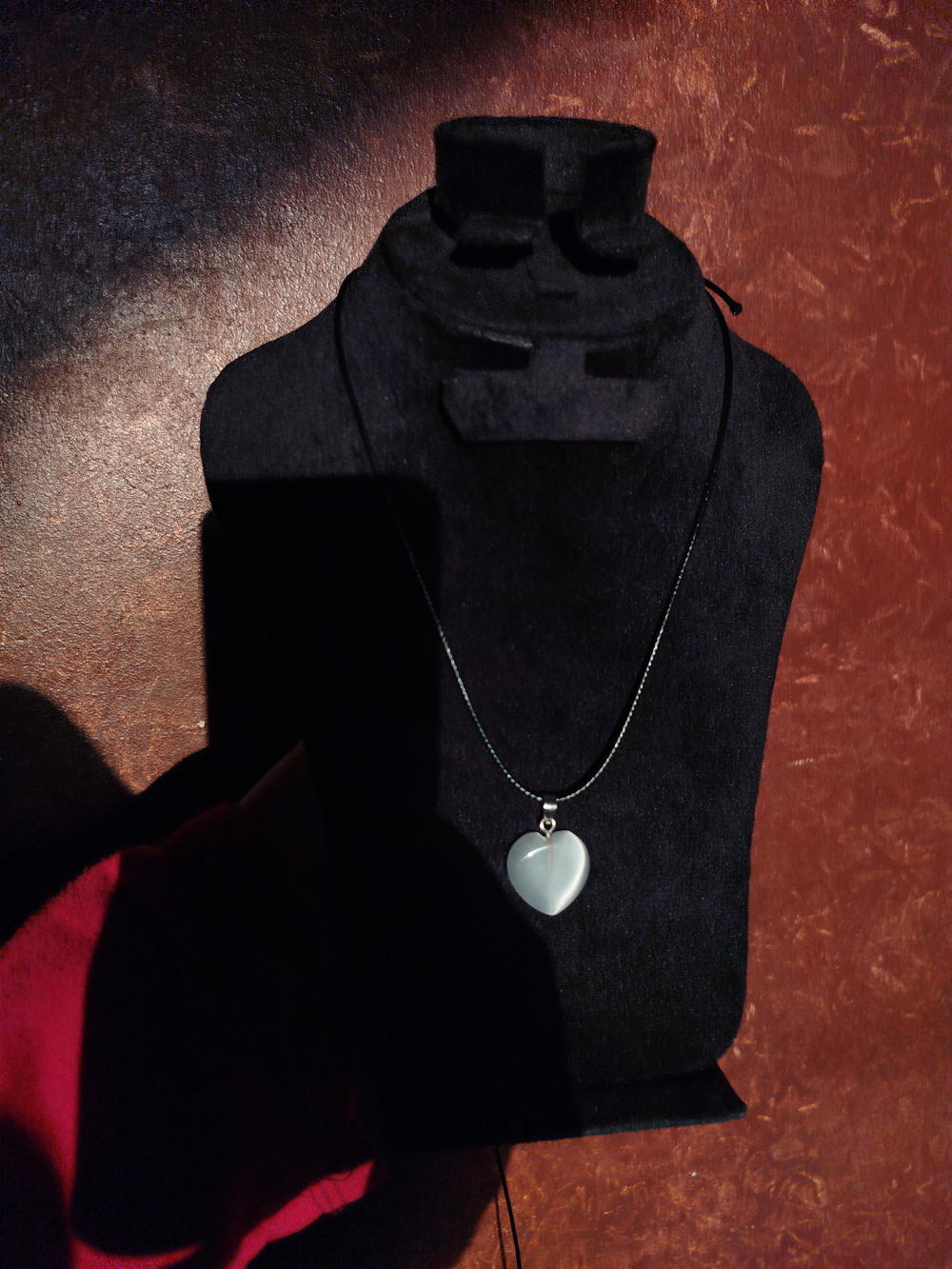 Gray heart necklace  Preview Image