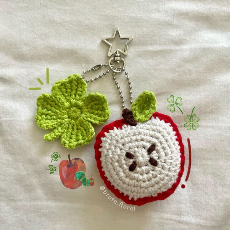 crochet lucky apple  Preview Image