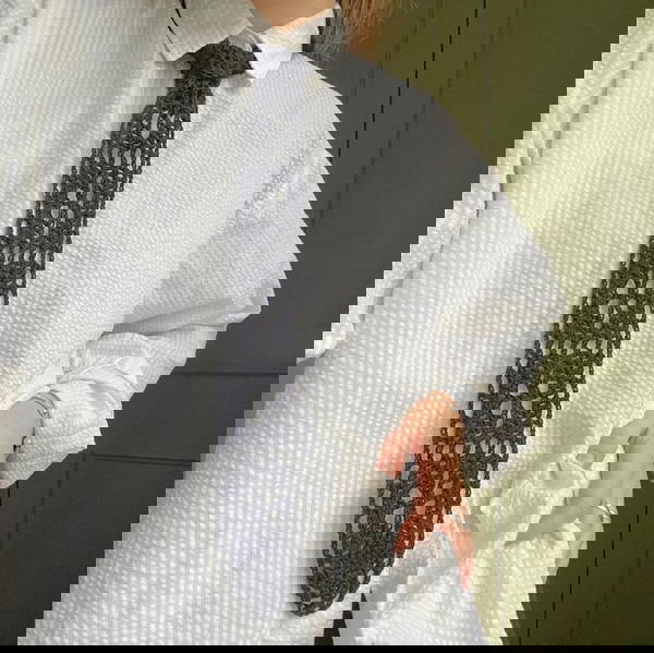 crochet neck tie  Image 1 Preview