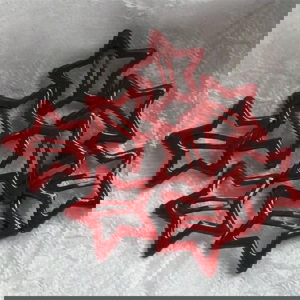 red star clips  Image 1 Preview