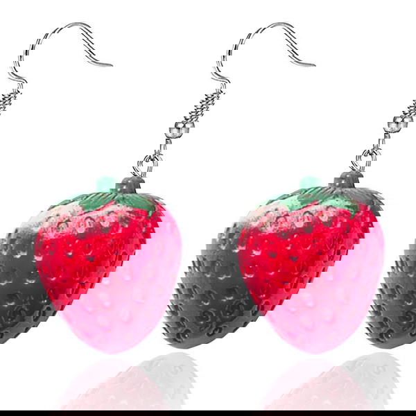 strawberry earrings  Image 2 Preview