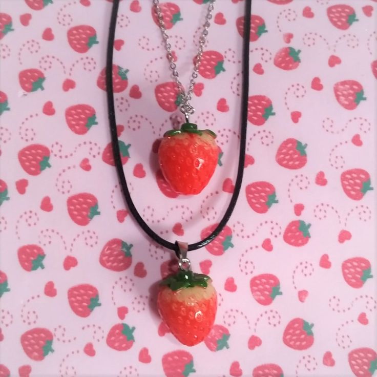 strawberry necklace Preview Image