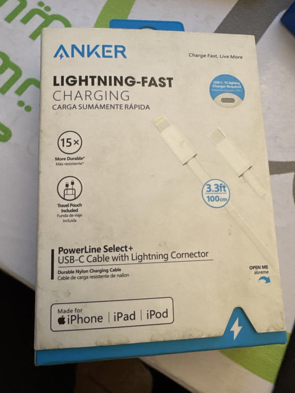 كابل ايفون في تايب سي anker Image 1 Preview