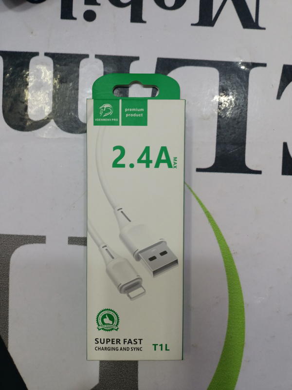 كابل شاحن ايفون دولفين 2.4A Image 1 Preview