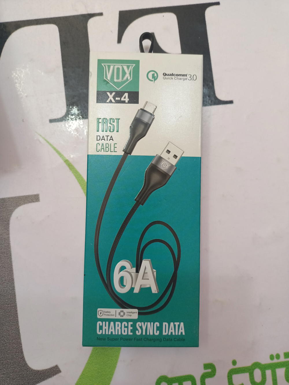كابل شاحن تايب سى vox 6A Preview Image