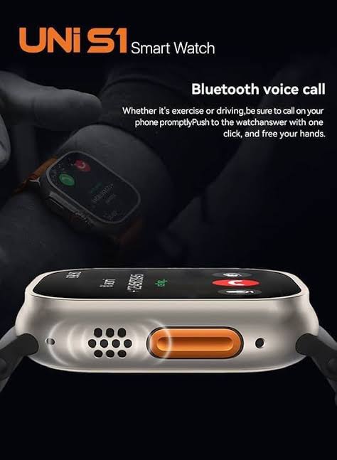 UniTronics S1 Ultra Smart Watch - Black Image 3 Preview