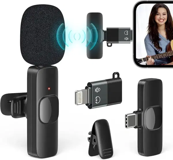 الميكروفون المزدوج الوايرليس k9 Image 1 Preview