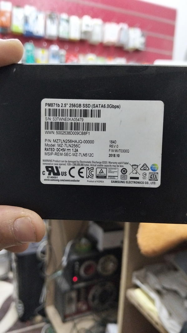 هارد ssd 128 استيراد ضمان 1 غام Image 5 Preview