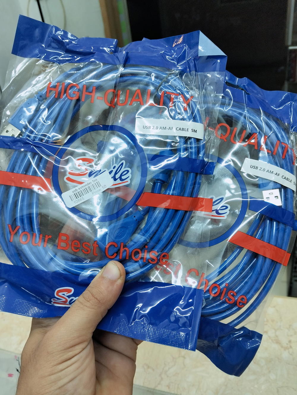 تطويلة usb بطول 5 متر كود 10865 Preview Image