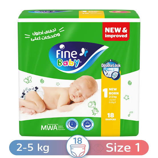 فاين بيبي مقاس 1 / 34 قطعة  Image 1 Preview