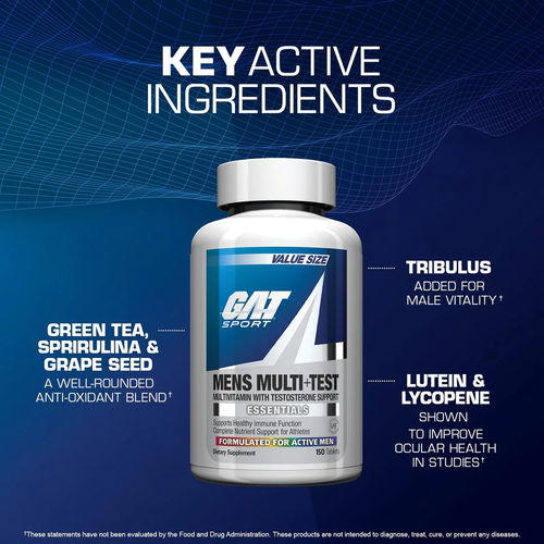 GAT Sports - Mens Multi+Test 150Tabs Preview Image