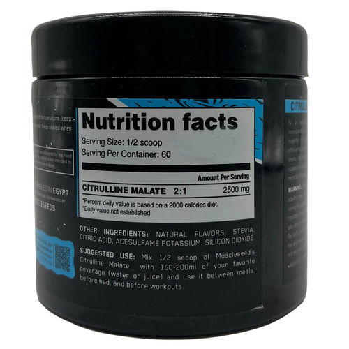 MuscleSeed - Citrulline Malate 150g Image 2 Preview