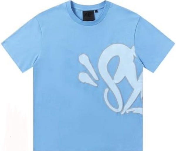 SYNA BABY BLUE TEE FRONT AND BACK Image 1 Preview