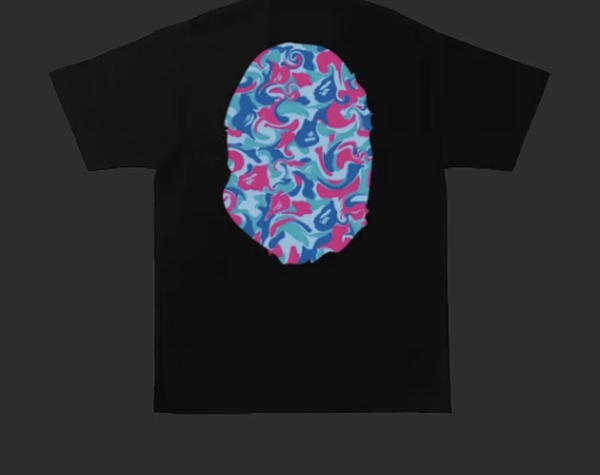 BLACKE AND BLUE SAKURA BAPE STA TEE Image 2 Preview