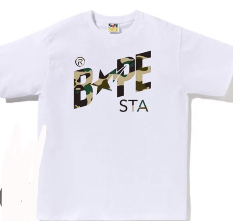 WHITE CAMO BAPE STA TEE Preview Image