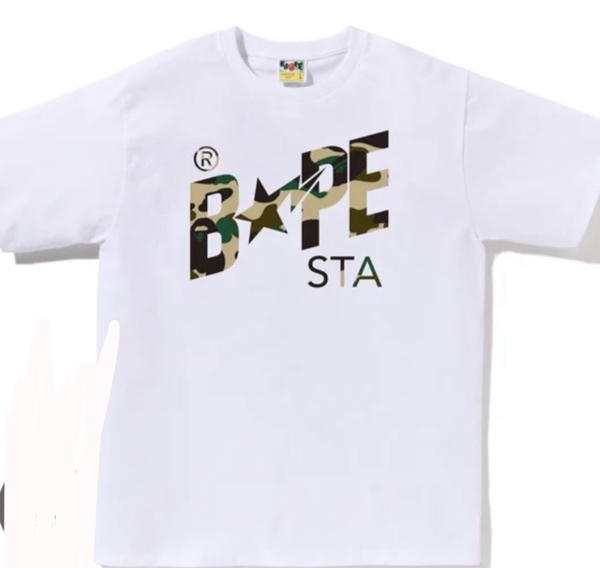 WHITE CAMO BAPE STA TEE Image 1 Preview