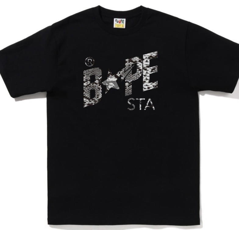 BLACK CAMO BAPE STA TEE Preview Image