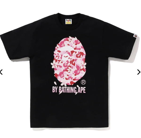 BLACK BAPE STA FLOWERS TEE Image 1 Preview