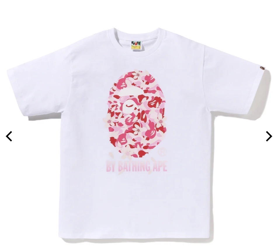 WHITE BAPE STAA FLOWERS TEE Preview Image