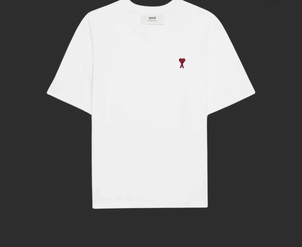 WHITE AND RED AMI PARIS Image 1 Preview